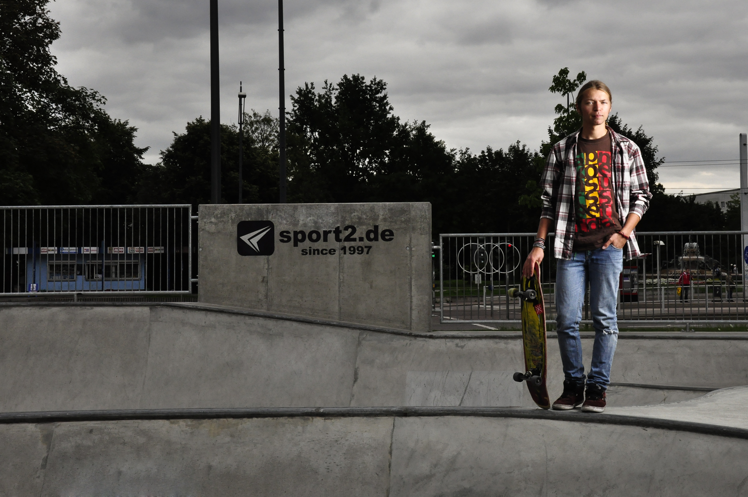 portrait eines skaters