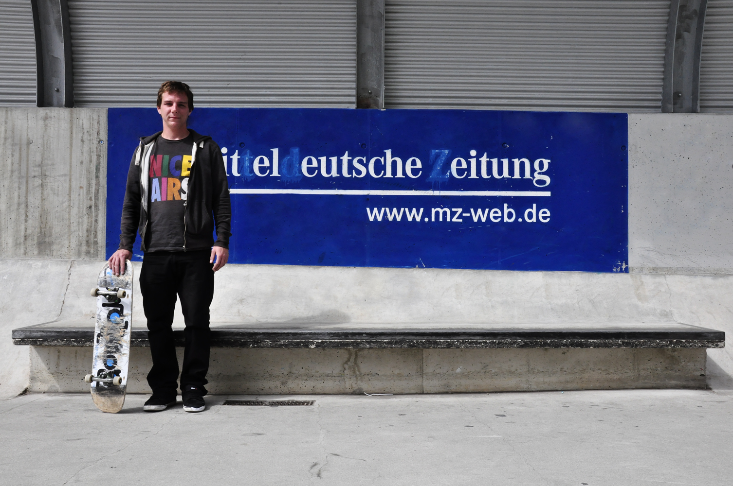 bild einiger skater