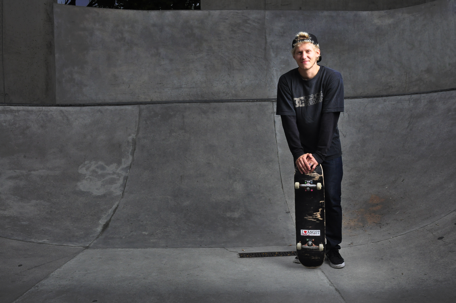portrait eines skaters