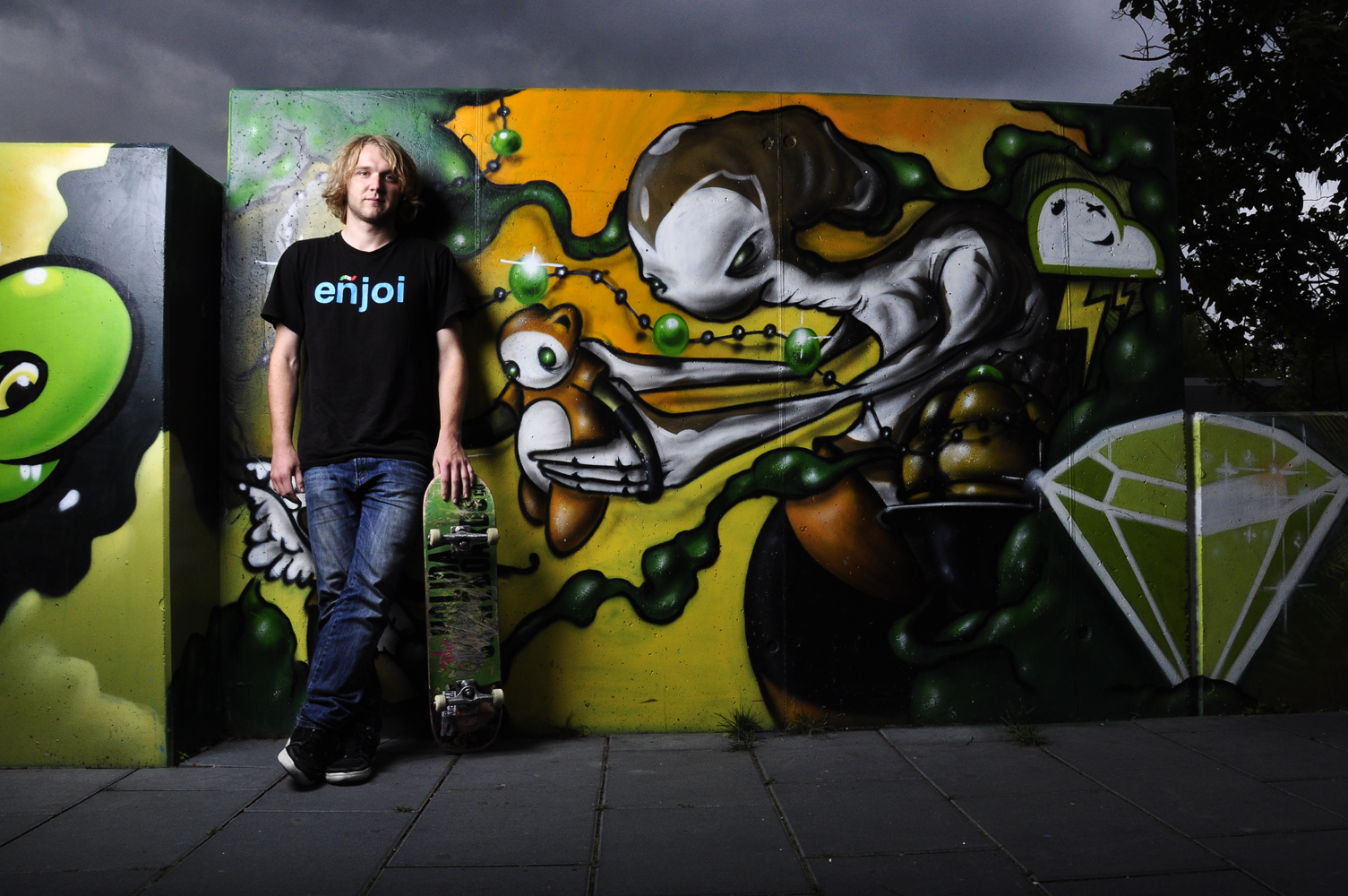 portrait eines skaters